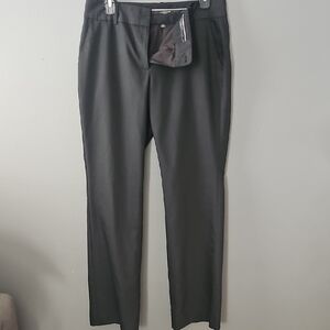 Ann Taylor Womens Charcoal Dress Pants 6
